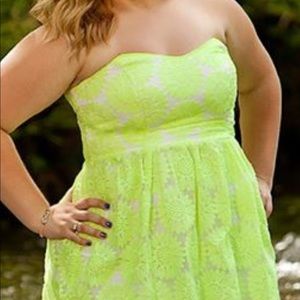 Bright Yellow Party Dress